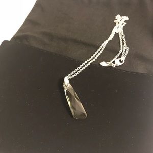 Swarovski transparent crystal necklace